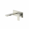 Elle Wall Basin Mixer Brushed Nickel