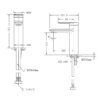 Elle Basin Mixer Brushed Nickel - Image 2